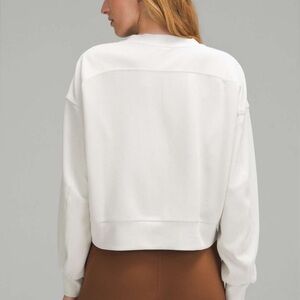 Lululemon softstreme ribbed sweatshirt, bone color